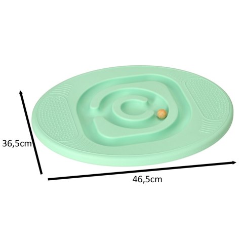 Miętowa deska do balansowania z labiryntem – równoważnia sensoryczna dla dzieci Miętowa deska do balansowania z labiryntem – równoważnia sensoryczna dla dzieci