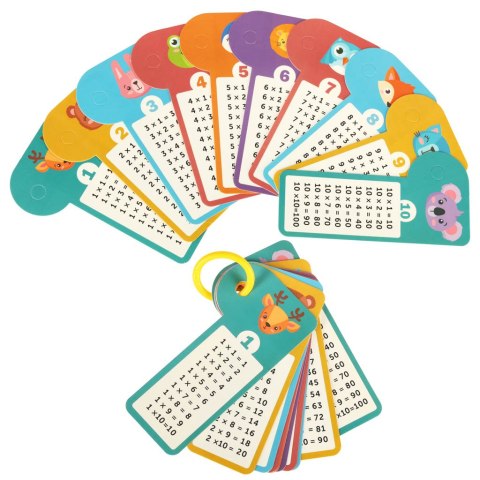 Drewniana tabliczka mnożenia – edukacyjna gra matematyczna z kolorowymi kółeczkami Drewniana tabliczka mnożenia – edukacyjna gra matematyczna z kolorowymi kółeczkami