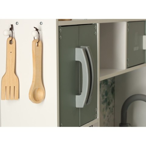 Drewniana kuchnia dla dzieci MDF LULILO SALIKO z ekspresem i akcesoriami 85 cm Drewniana kuchnia dla dzieci MDF LULILO SALIKO z ekspresem i akcesoriami 85 cm