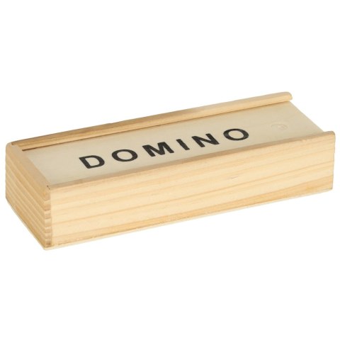 Drewniane domino – klasyczna gra rodzinna w drewnianym pudełku Drewniane domino – klasyczna gra rodzinna w drewnianym pudełku