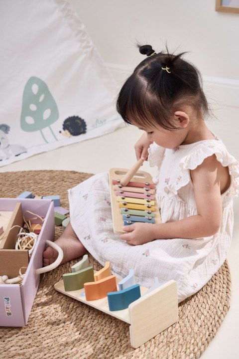Zestaw edukacyjny Colour Crafters – drewniane zabawki dla dzieci 18-24 miesięcy