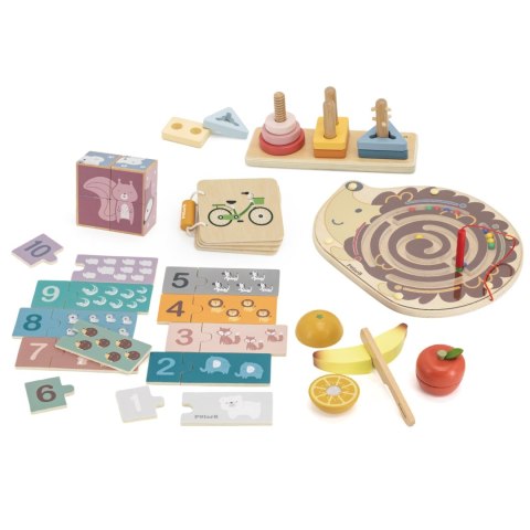 Zestaw edukacyjny Little Thinkers – drewniane zabawki dla dzieci 24-36 miesięcy Zestaw edukacyjny Little Thinkers – drewniane zabawki dla dzieci 24-36 miesięcy
