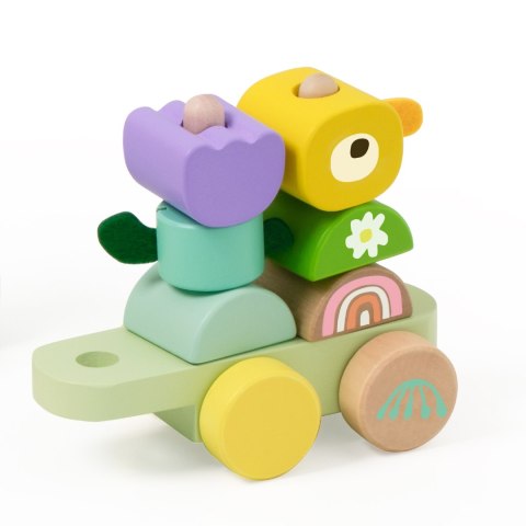 Montessori Kolejka Gąsienica – Drewniana Układanka Montessori Kolejka Gąsienica – Drewniana Układanka