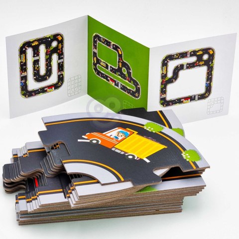 Droga puzzle dla dzieci – autostrada, makieta miasta 21 el. FSC Droga puzzle dla dzieci – autostrada, makieta miasta 21 el. FSC