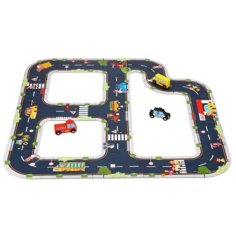 Droga puzzle dla dzieci – autostrada, makieta miasta 21 el. FSC Droga puzzle dla dzieci – autostrada, makieta miasta 21 el. FSC