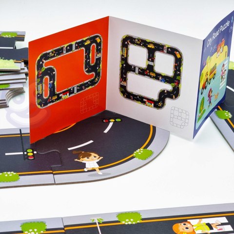 Droga puzzle dla dzieci – autostrada, makieta miasta 21 el. FSC Droga puzzle dla dzieci – autostrada, makieta miasta 21 el. FSC