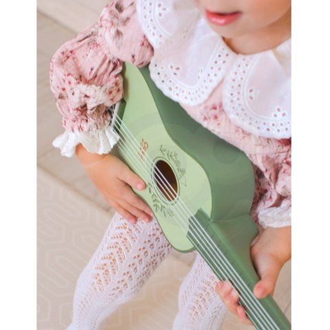 Drewniana gitara vintage dla dzieci 3+ – pierwszy instrument muzyczny dla małego artysty