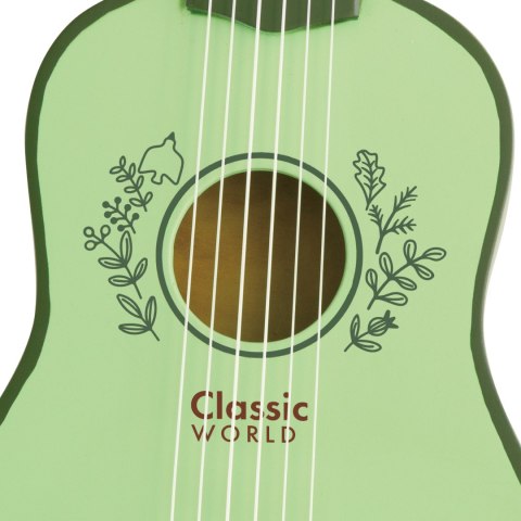 Drewniana gitara vintage dla dzieci 3+ – pierwszy instrument muzyczny dla małego artysty