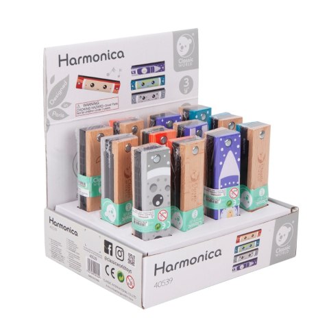 Drewniana harmonijka ustna dla dzieci – ekologiczny instrument muzyczny Drewniana harmonijka ustna dla dzieci – ekologiczny instrument muzyczny