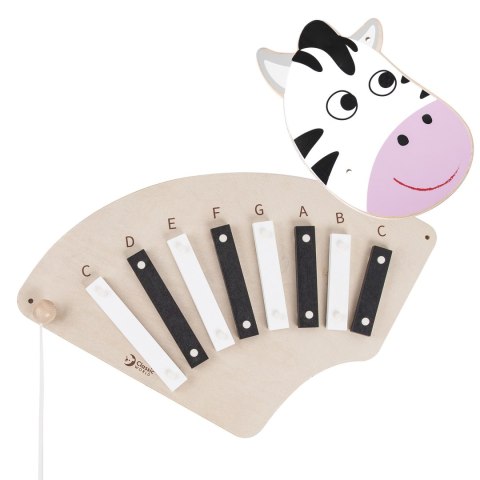 Drewniana Muzyczna Tablica Ścienna Zebra