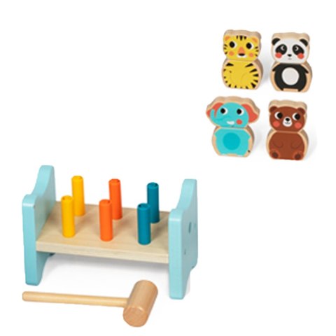 Drewniany edukacyjny box Montessori 6w1 – sensoryczna walizka dla maluchów Drewniany edukacyjny box Montessori 6w1 – sensoryczna walizka dla maluchów