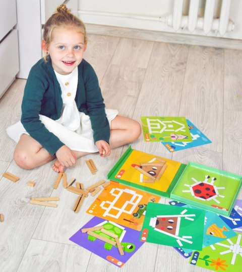 Drewniana układanka magnetyczna – gra logiczna, 49 el. Drewniana układanka magnetyczna – gra logiczna, 49 el.