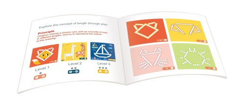 Drewniana układanka magnetyczna – gra logiczna, 49 el. Drewniana układanka magnetyczna – gra logiczna, 49 el.