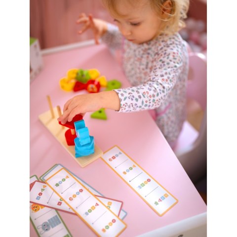 Drewniana układanka Montessori – piramidka zwierzątek, 27 elementów Drewniana układanka Montessori – piramidka zwierzątek, 27 elementów