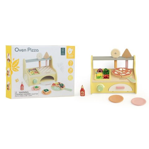Drewniany piec do pizzy – 31 elementów