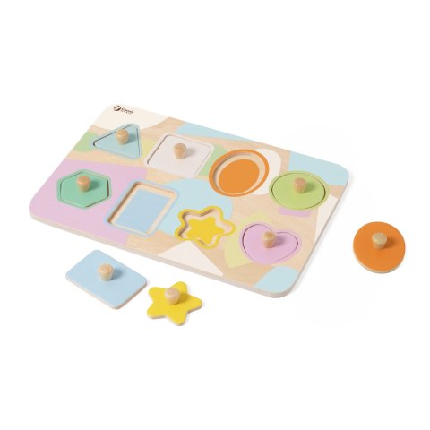 Układanka Puzzle Klocki Geometryczne (9 el.)