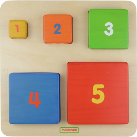 Drewniana piramidka edukacyjna – liczenie i kolory Montessori Drewniana piramidka edukacyjna – liczenie i kolory Montessori