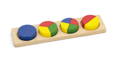 Drewniana Układanka Klocki Matematyczne Ułamki 10 Klocków Montessori Drewniana Układanka Klocki Matematyczne Ułamki 10 Klocków Montessori