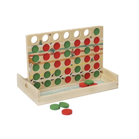 Drewniana gra edukacyjna 4 w Rzędzie – Connect 4, Pippi Langstrumpf Drewniana gra edukacyjna 4 w Rzędzie – Connect 4, Pippi Langstrumpf