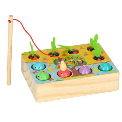 Gra drewniana Montessori – Łowienie rybek, marchewek i robaczków 🎣🥕🐛 Gra drewniana Montessori – Łowienie rybek, marchewek i robaczków 🎣🥕🐛