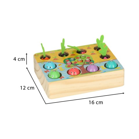 Gra drewniana Montessori – Łowienie rybek, marchewek i robaczków 🎣🥕🐛 Gra drewniana Montessori – Łowienie rybek, marchewek i robaczków 🎣🥕🐛