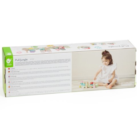 Montessori Kolejka Gąsienica – Drewniana Układanka